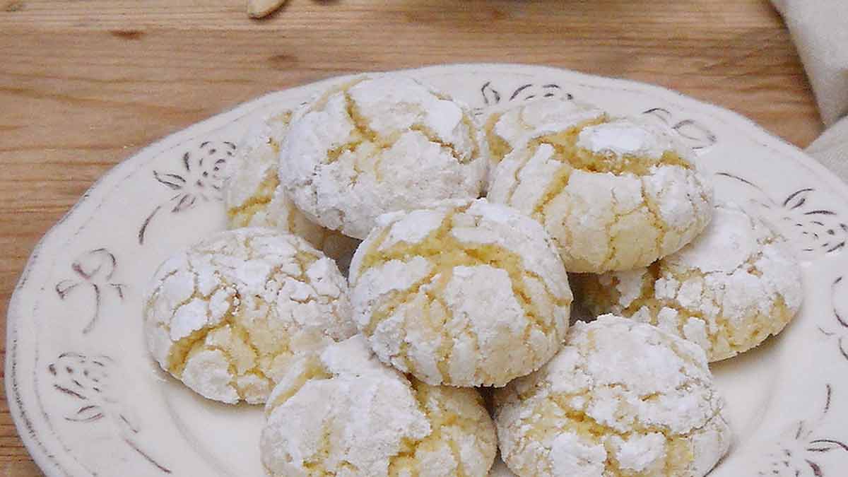 Des craquelées amandes moelleuses, très délicieuses