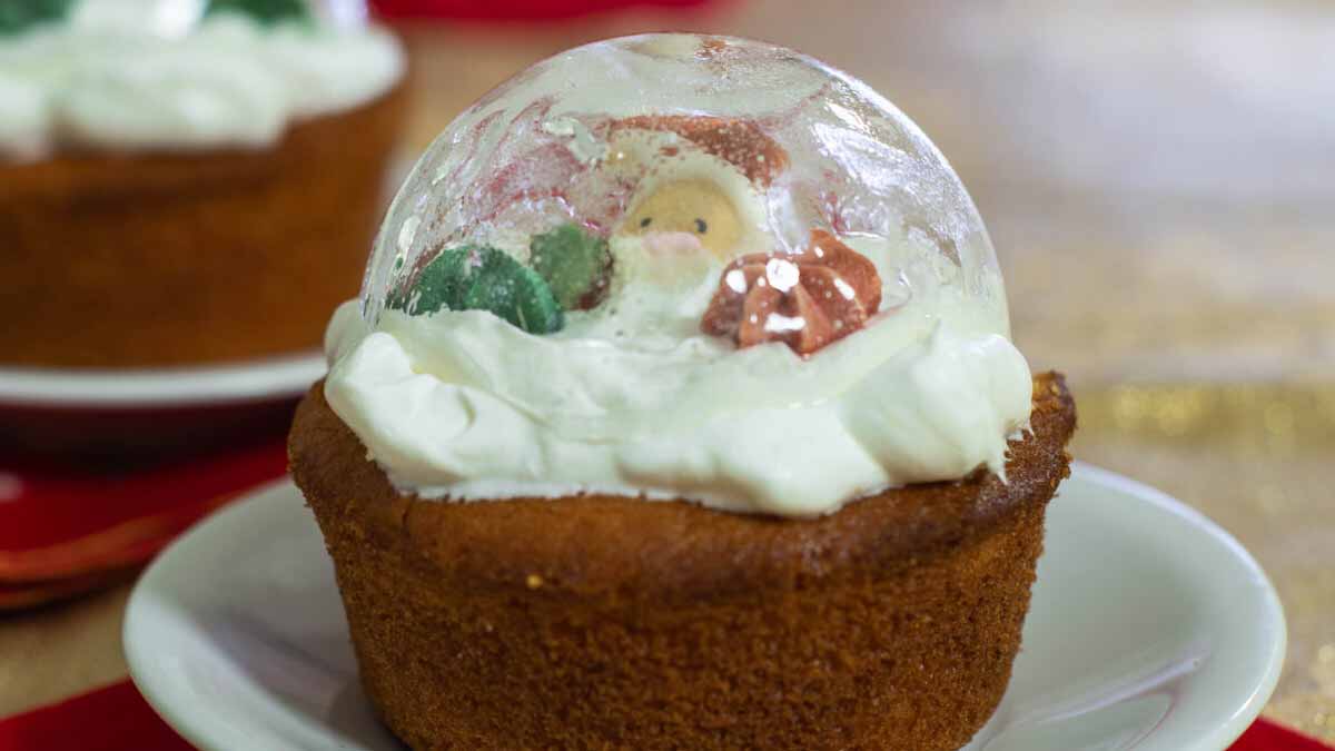 cupcakes en boule de neige