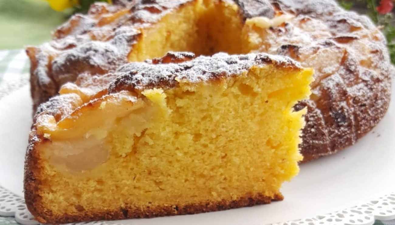 gâteau super moelleux à l’orange et aux pommes