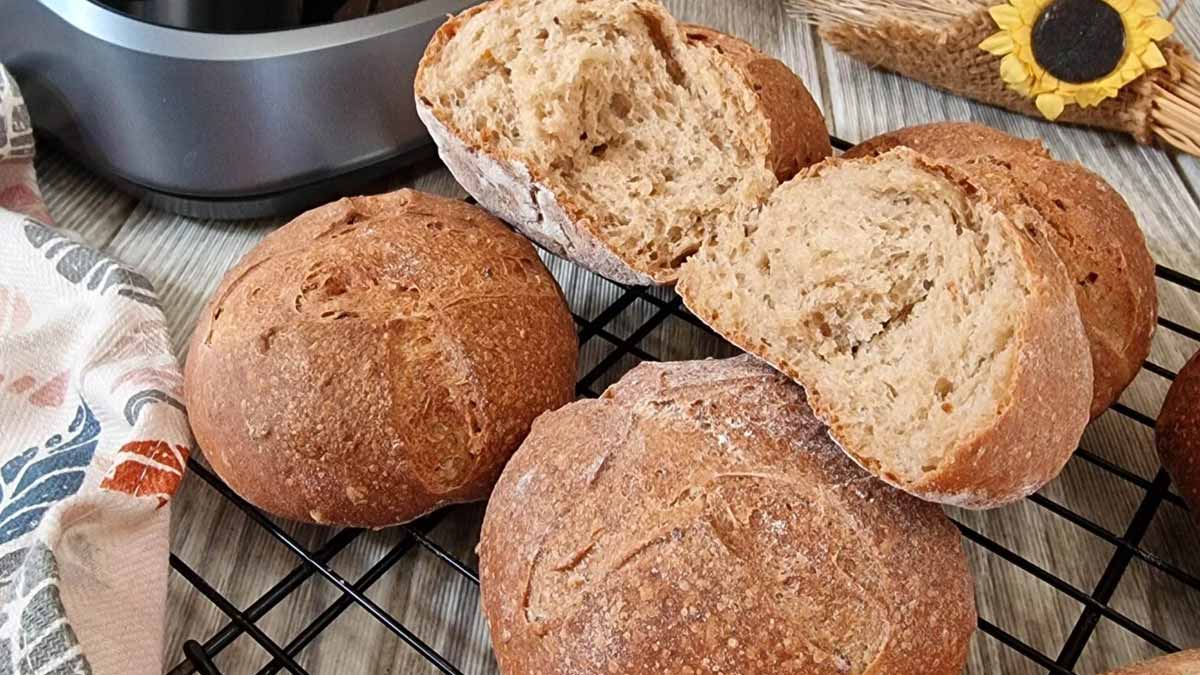 pain à la farine de graine grillées