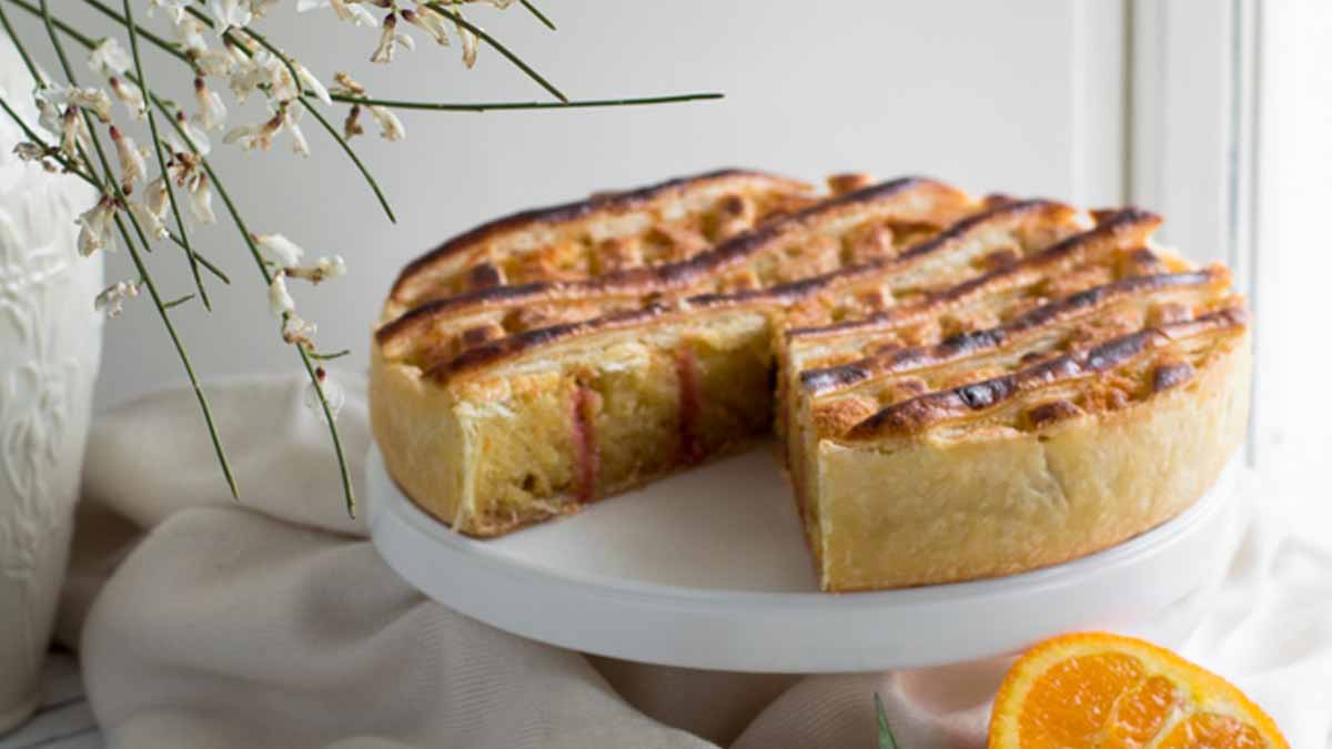 Gâteau à la frangipane parfumé à l’orange