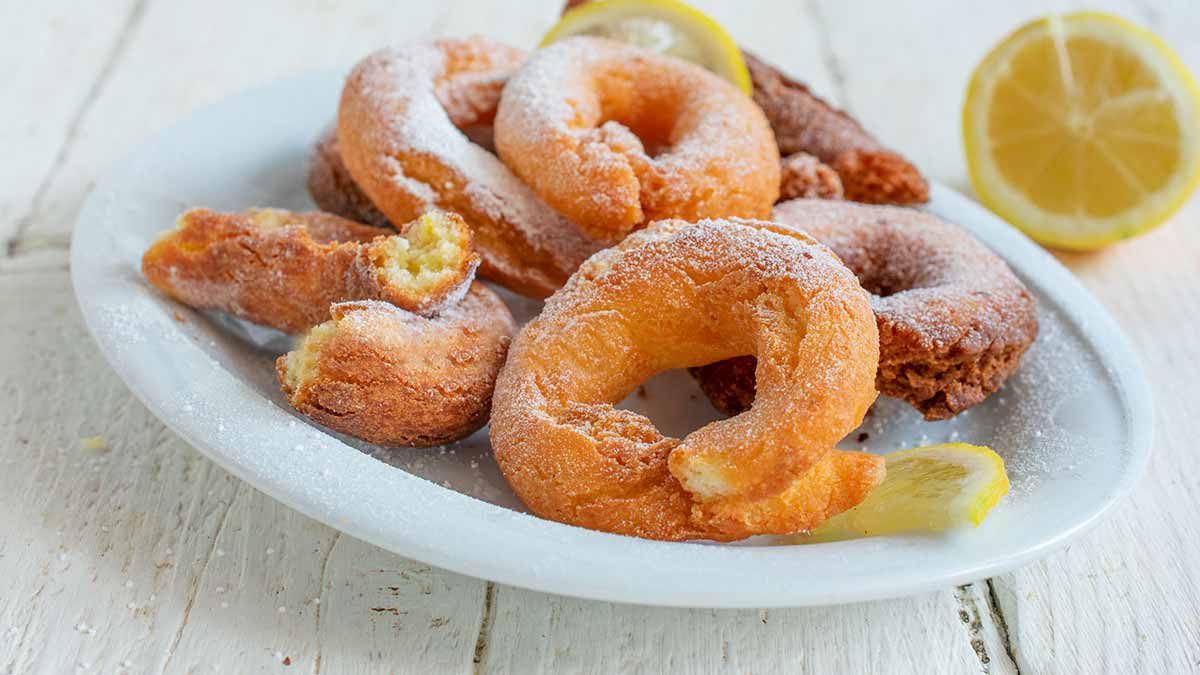 beignets rapides parfumés au citron