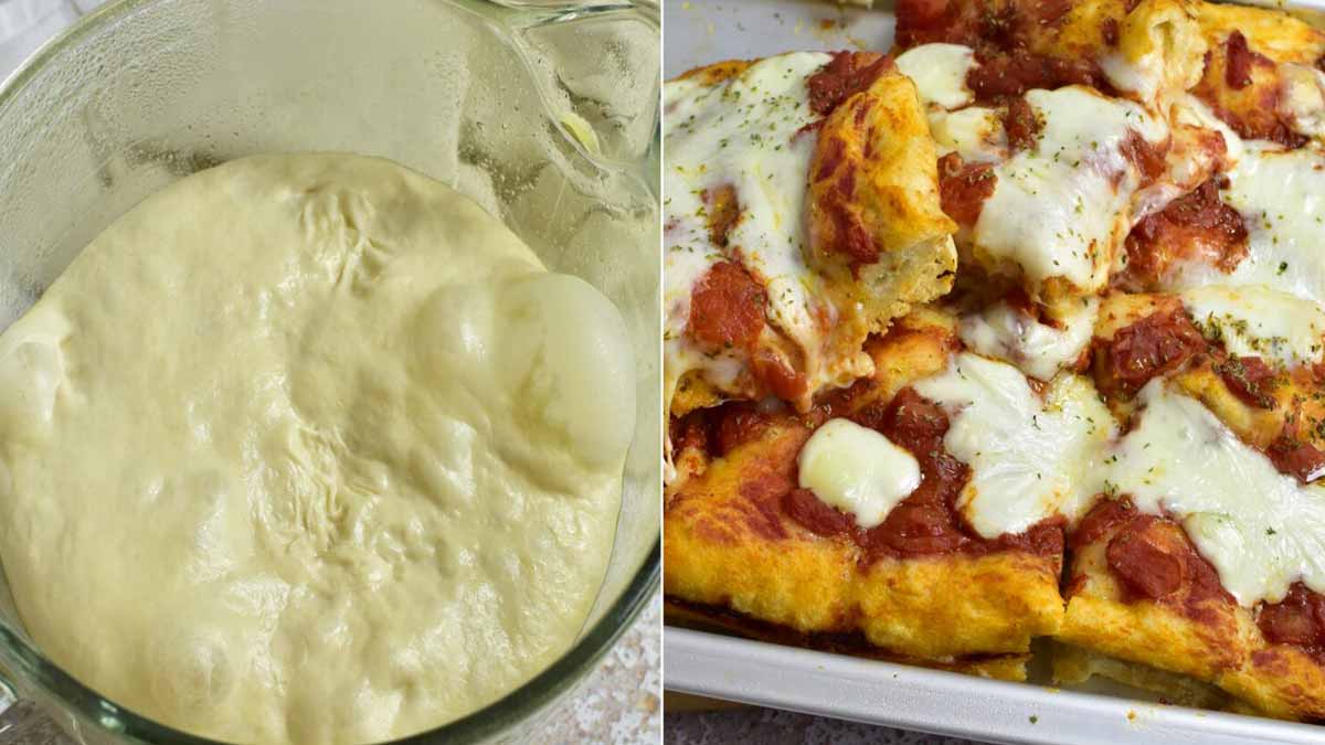 focaccia savoureuse à la mozzarella et aux tomates