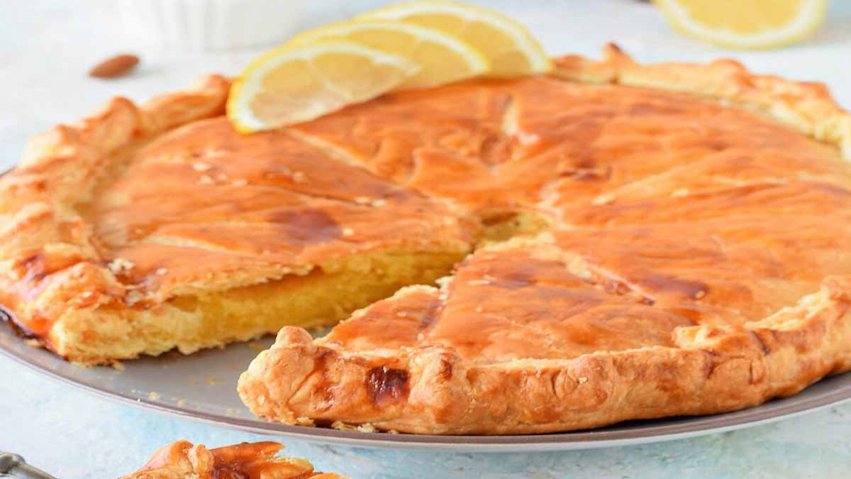 galette des rois à la frangipane parfumée au citron