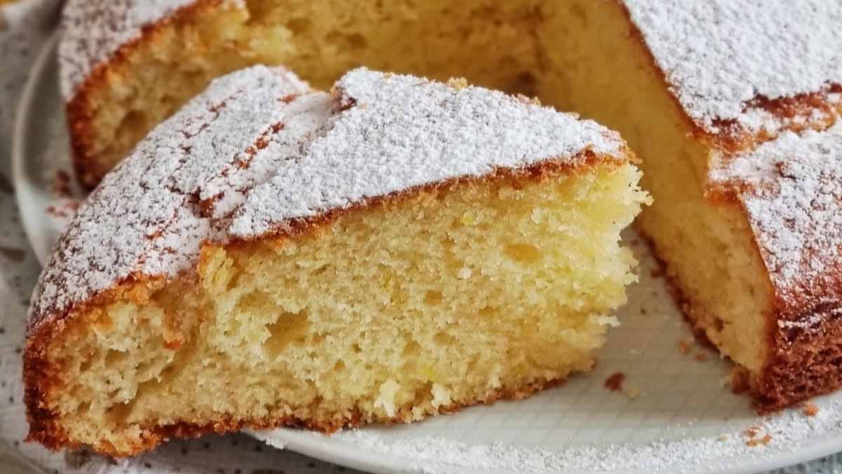 gâteau de grand-mère nuageux au citron