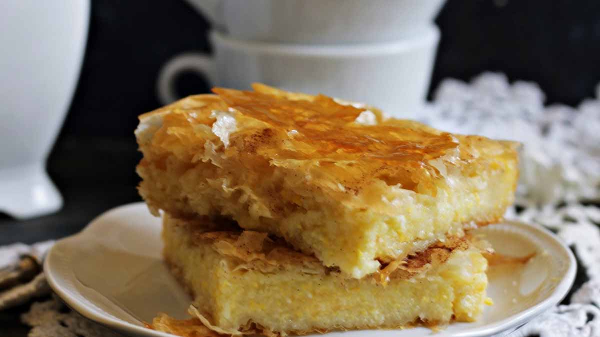 recette de galaktoboureko sucrée