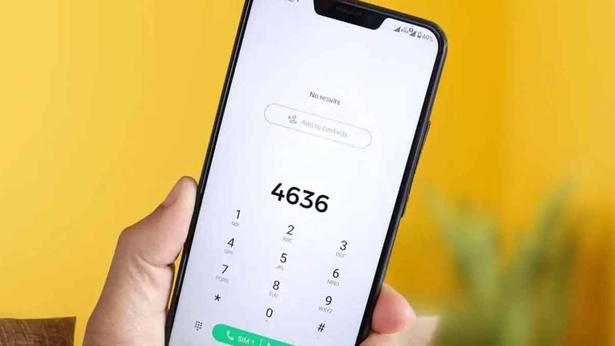 composez le 4636 sur votre téléphone portable