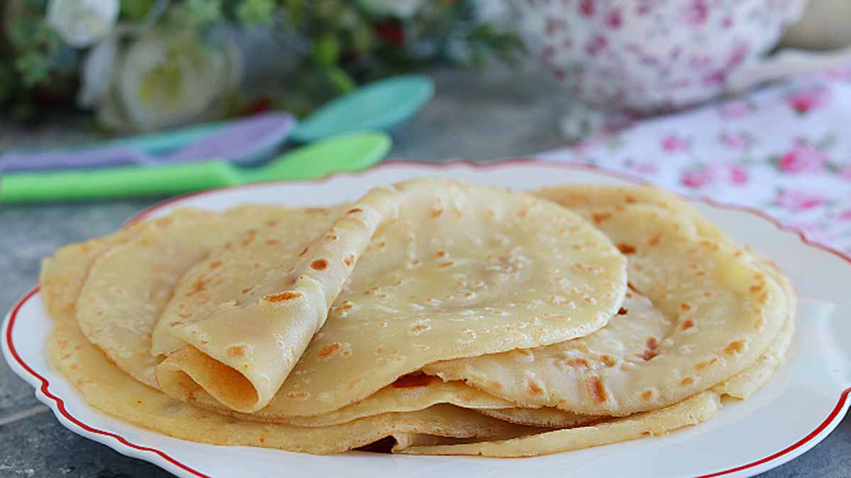 crêpes à base de seulement 2 ingrédients