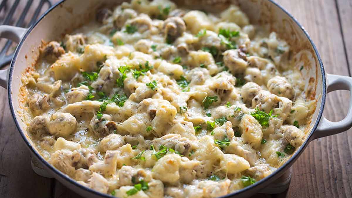 gratin-de-gnocchis-au-poulet-pour-les-repas-de-famille