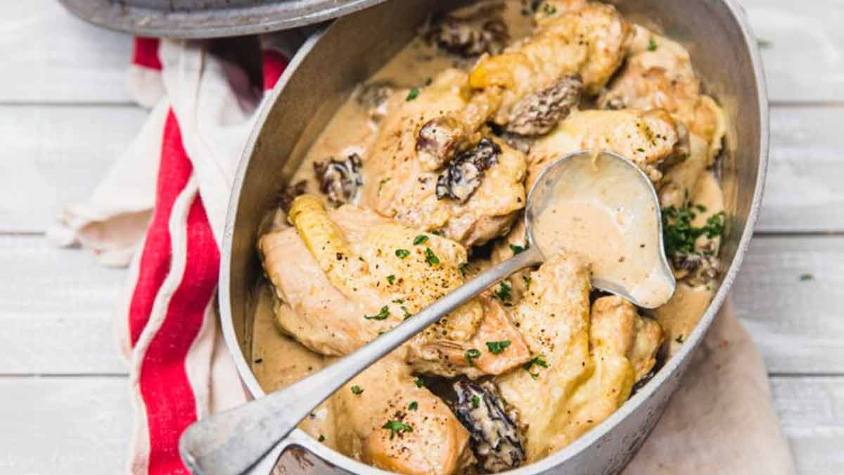 succulent-poulet-aux-morilles-a-la-creme